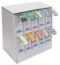 Dispenser Holds up to 10 Rolls of Label Boxes Cardboard 13-5/8 x 8-1/2 x 13-5/8 White 1 per Each