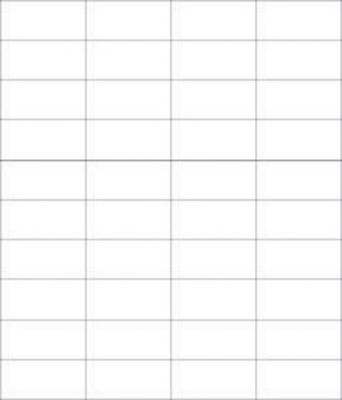 Chart Labels Laser Portrait 2 1/8" x 1" White - 100 per Pack