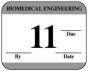 Label Synthetic Permanent Biomedical Engineering 1-1/4" x 1" White with Gray, 1000 per Roll