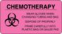 Communication Label (Paper, Permanent) Chemotherapy Wear 3" x 1 5/8" Fluorescent Pink - 1000 per Roll
