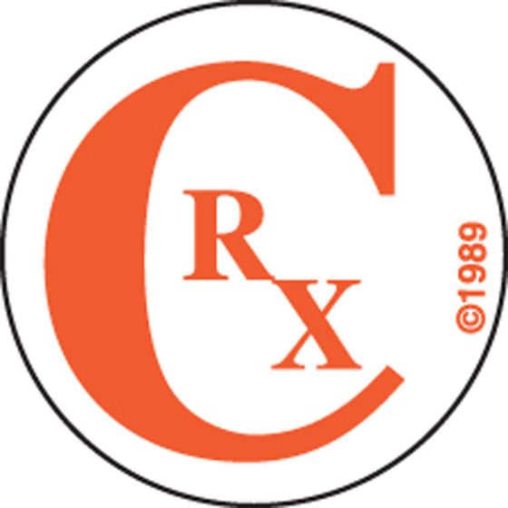 Communication Label (Paper, Permanent) CRX White - 1000 per Roll, 2 Rolls per Box