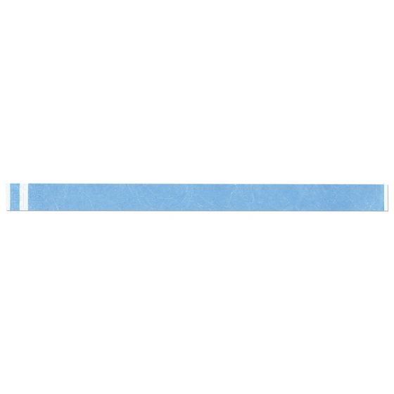 Short Stay® Write-On Tyvek® Wristband 3/4" x 10" Adult/Pediatric Light Blue, 1000 per Box