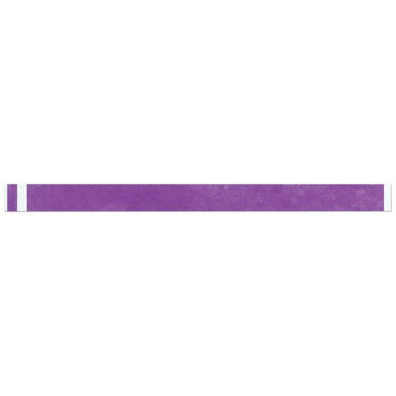 Short Stay® Write-On Tyvek® Wristband 3/4" x 10" Adult/Pediatric Purple, 1000 per Box