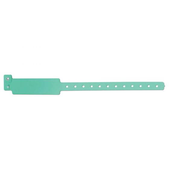 Speedi-Band® Write-On Wristband Vinyl Clasp Closure 1" x 10" Adult/Pediatric Green, 500 per Box