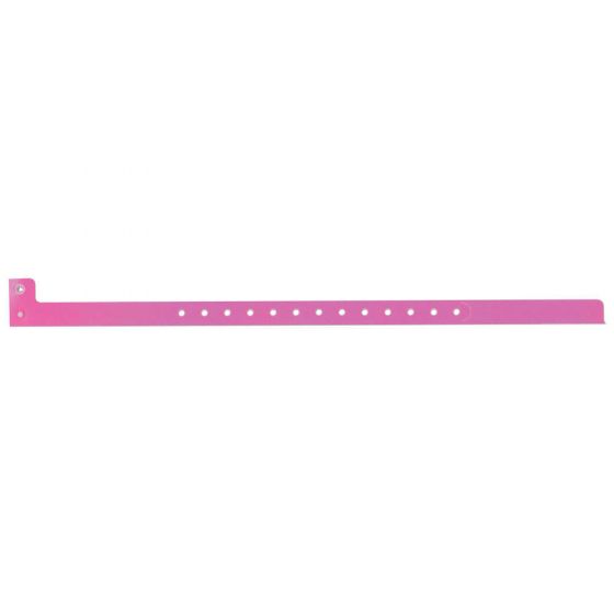 Sentry® SuperBand® Write-On Wristband Poly Clasp Closure 1/2" x 10" Adult/Pediatric Day Glow Pink, 500 per Box