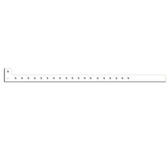 Xtender Band™ Wristband Poly 1/2" x 10" Adult White, 250 per Box