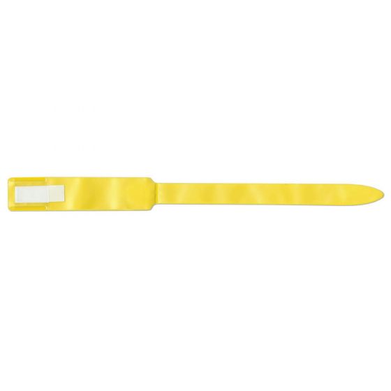Soft-Lock® Insert Wristband Vinyl 1" x 11" Adult/Pediatric Yellow, 250 per Box