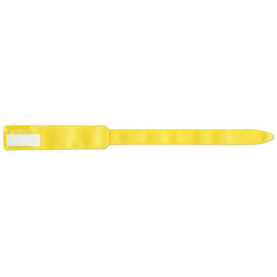 Soft-Lock® Insert Wristband Vinyl 1" x 11" Adult/Pediatric Yellow, 250 per Box