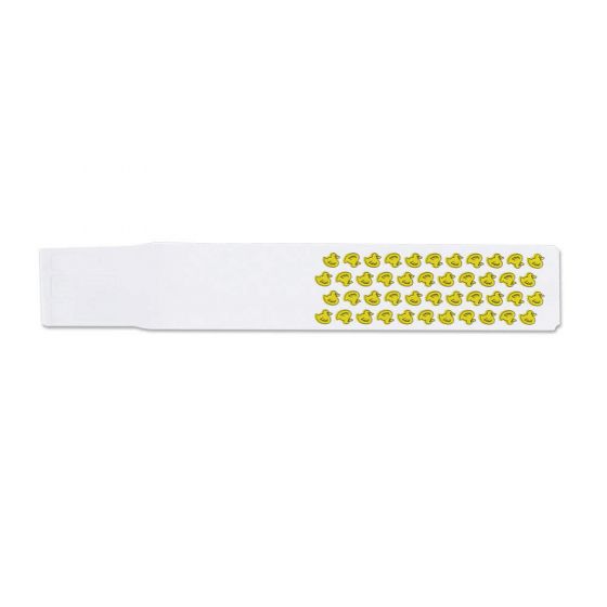 SCANBAND® Z WRISTBAND COMPATIBLE WITH ZEBRA PRINTERS DIRECT THERMAL 1" X 6" - 1 1/2" CORE - INFANT - DUCKS - 2100 PER BOX