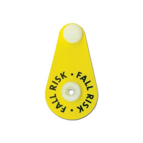 Ident-Alert® Alert Bands® Clasp Poly "Fall Risk" Pre-Printed, State Standardization Adult/Pediatric Yellow - 200 per Box