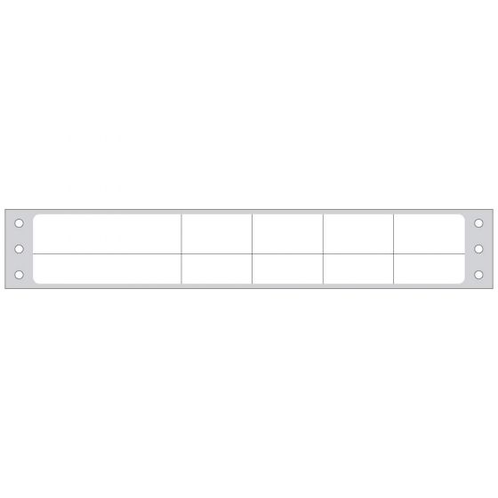 Label VA Dot Matrix Paper Permanent 8-3/16" x 1 5/16" White, 5000 per Box