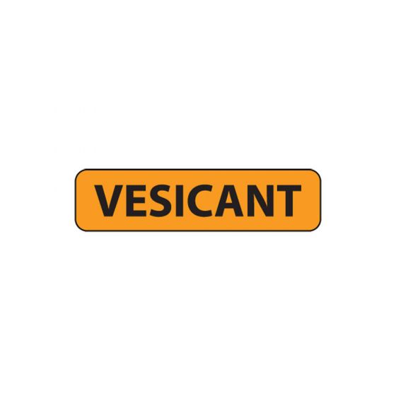 Label Paper Removable Vesicant, 1" Core, 1 1/4" x 5/16", Fl. Orange, 760 per Roll