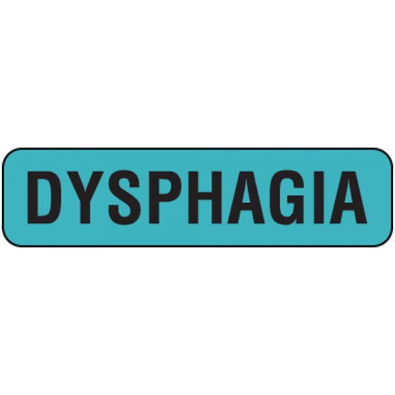 Label Paper Removable Dysphagia, 1" Core, 1 1/4" x 5/16", Blue, 760 per Roll