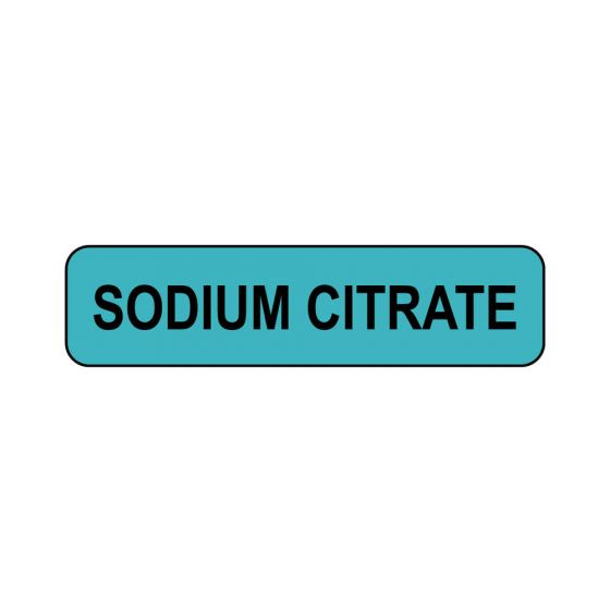 Label Paper Permanent Sodium Citrate, 1" Core, 1 1/4" x 5/16", Blue, 760 per Roll
