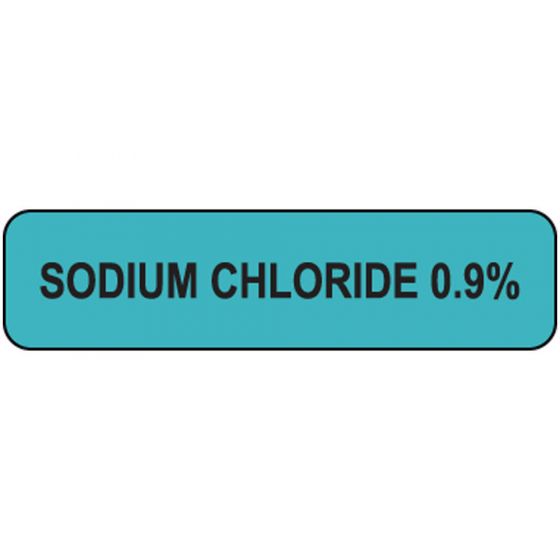 Label Paper Removable Sodium Chloride, 1" Core, 1 1/4" x 5/16", Blue, 760 per Roll