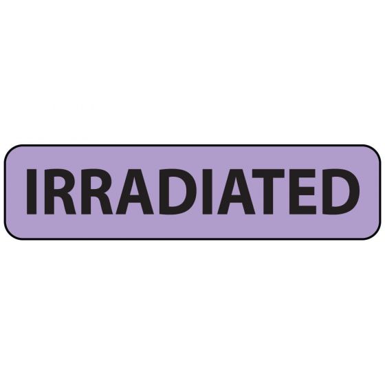 Label Paper Permanent Irradiated, 1" Core, 1 1/4" x 5/16", Lavender, 760 per Roll