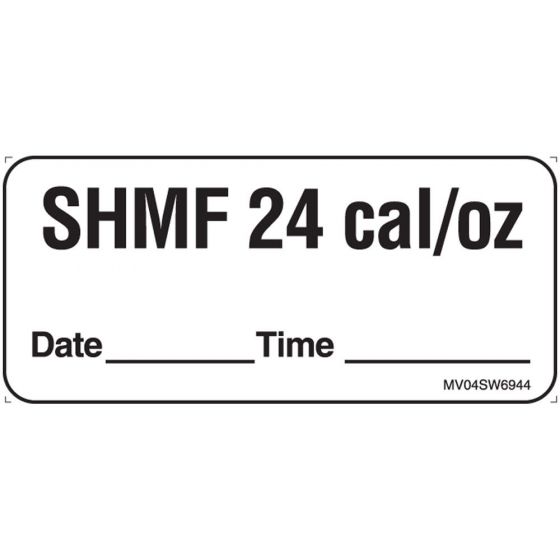 Label Paper Removable SHMF 24 Cal/oz, 1" Core, 2 1/4" x 1", White, 420 per Roll