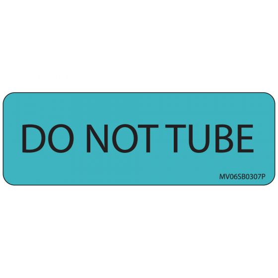 Label Paper Permanent Do Not Tube 1" Core 2 15/16"x1 Blue 333 per Roll