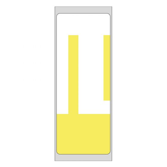 LABEL, PATIENT CENTRIC | FADE RESISTANT MATERIAL, DIRECT THERMAL, PAPER, PERMANENT, 3" CORE, 2" X 5-1/4", WHITE WITH YELLOW
