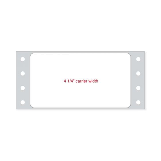 Label Dot Matrix Paper Permanent  3 1/2"x1.9375 White 5000 per Case
