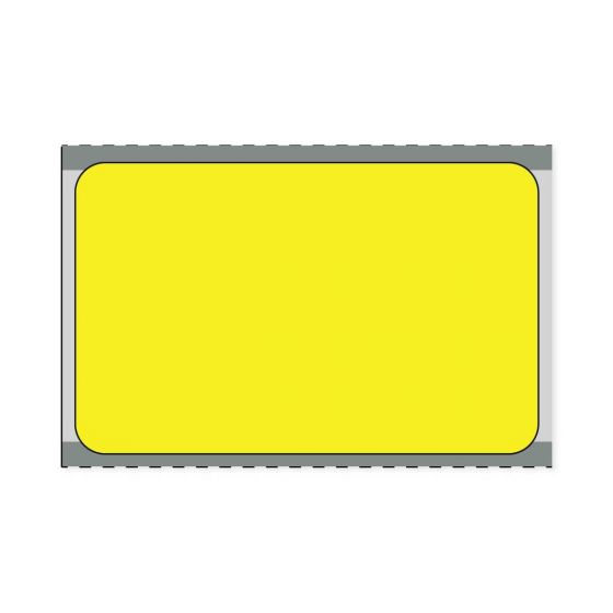 Label Direct Thermal Paper Permanent 3/4" Core 2"x1 1/4" Yellow 280 per Roll, 36 Rolls per Case