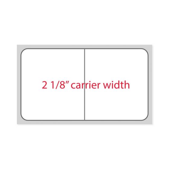 Label Cerner Direct Thermal Synthetic Permanent 3" Core 2"x1 1/8" White 5000 per Roll, 6 Rolls per Case