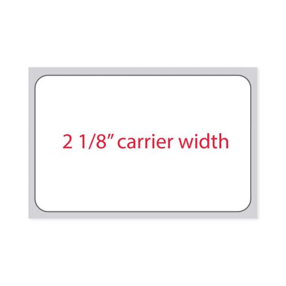 Label Cerner Direct Thermal IR Paper Permanent 3" Core 2"x1 1/4" White 3000 per Roll, 6 Rolls per Case