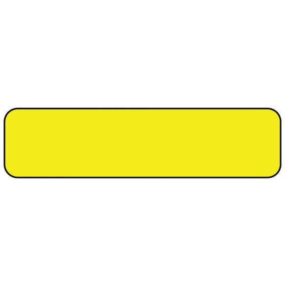 Label Paper Permanent, 1" Core, 1 1/4" x 5/16", Yellow, 760 per Roll