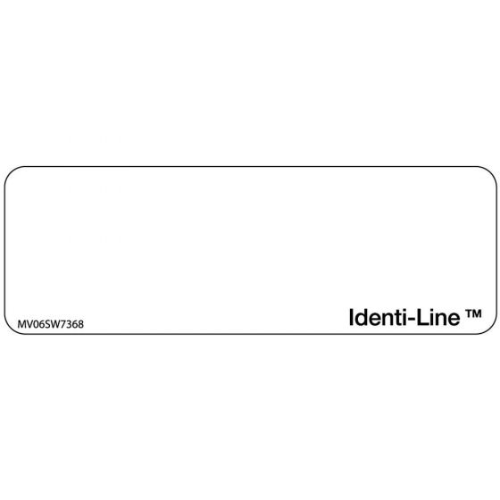 Label Paper Removable Identi-Lineﾙ, 1" Core, 2 15/16" x 1", White, 333 per Roll