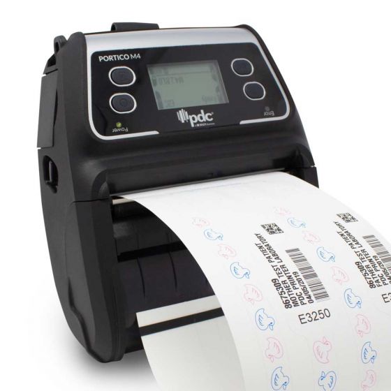 Portico® PD-M4-20W Mobile Direct Thermal Printer with Wireless Connectivity