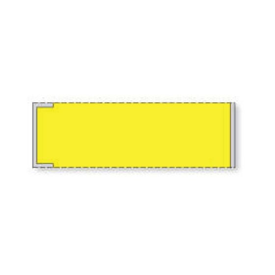 Label Cerner Direct Thermal Piggyback Paper Permanent 3" Core 3 1"/2"x1 Yellow 4000 per Roll, 8 Rolls per Case