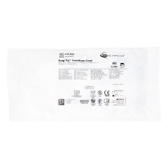 Probe Cover Kit, Surgi-Tip 15 x 244 with NeoGuard® Tip, Latex Free, Sterile with Bands and Gel, 12 per Case