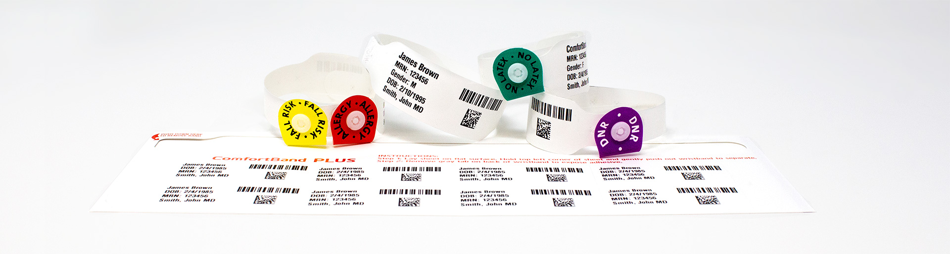 ComfortBand® Thermal Patient ID Wristbands